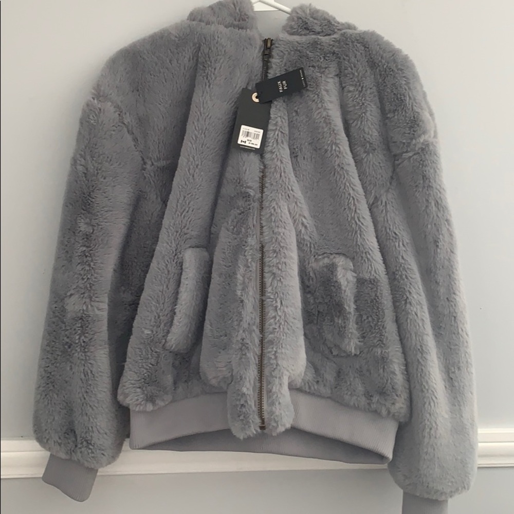 Lucky Brand Faux Fur Jacket
